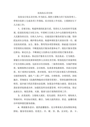医院院长责任制.docx