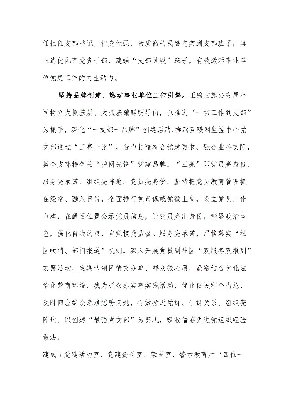 党建经验交流材料：“三个坚持”.docx_第2页