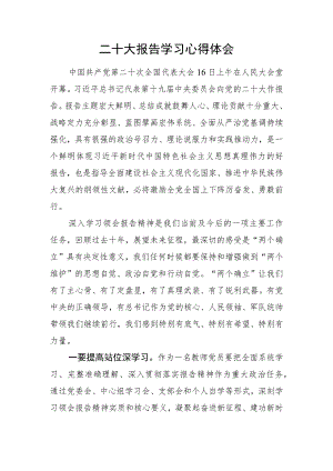 二十大报告学习心得体会（教师）.docx
