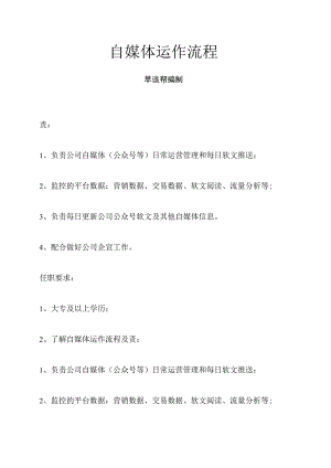 自媒体运作流程.docx