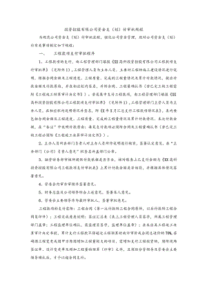 投资控股有限公司资金支（划）付审批规程.docx