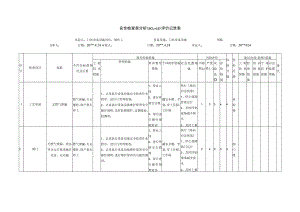 门站设备设施安全检查表分析评价记录表.docx