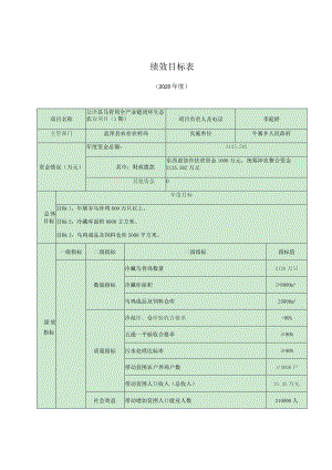 绩效目标表.docx
