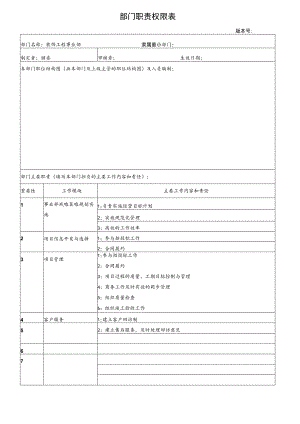 部门职能职责说明书模板.docx