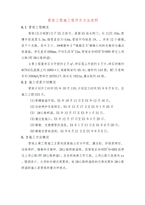 管坡工程施工程序及方法说明.docx