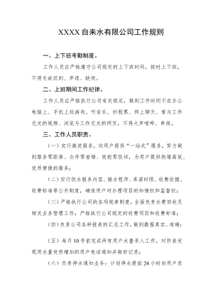自来水有限公司工作规.docx