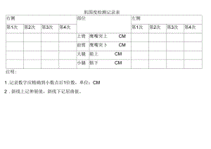 肌围度检测记录表.docx