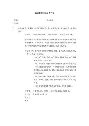 火灾事故现场处置完整方案.docx