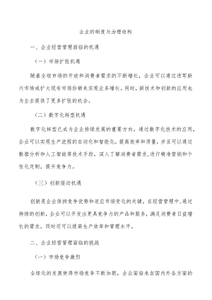 企业的制度与治理结构.docx