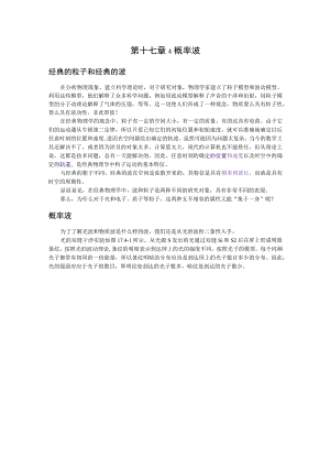 第十七章4概率波.docx