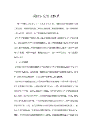 项目安全管理体系模板范本.docx