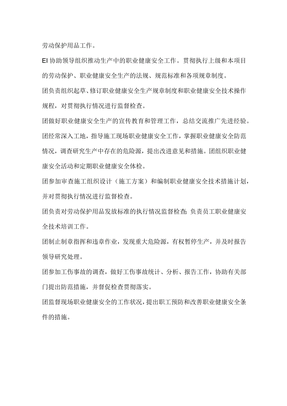 项目部各职能部门的职业健康安全生产职责模板范本.docx_第2页