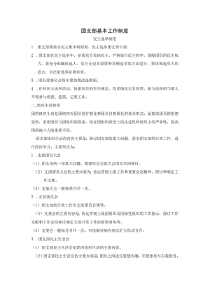 团支部基本工作制度.docx