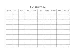 不合格物料登记台账表.docx