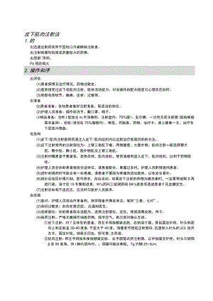 皮下、肌肉注射法护理操作规范考核评分标准.docx