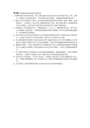 三维WMS系统操作画面的重要功能要求.docx