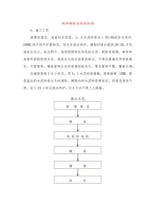 地砖铺贴及验收标准.docx