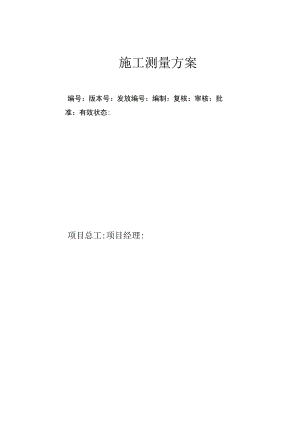 施工测量方案.docx
