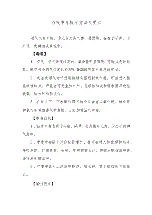 沼气中毒救治方法及要点.docx