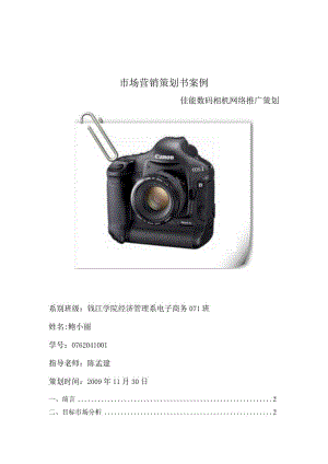 市场营销策划书案例.docx