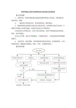 使用呼吸机过程中突遇停电的应急预案及处理流程.docx