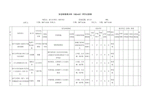 储气井安全检查表分析评价记录表.docx