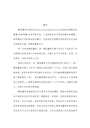 鳃裂囊肿及瘘管病人的护理难点及对策.docx