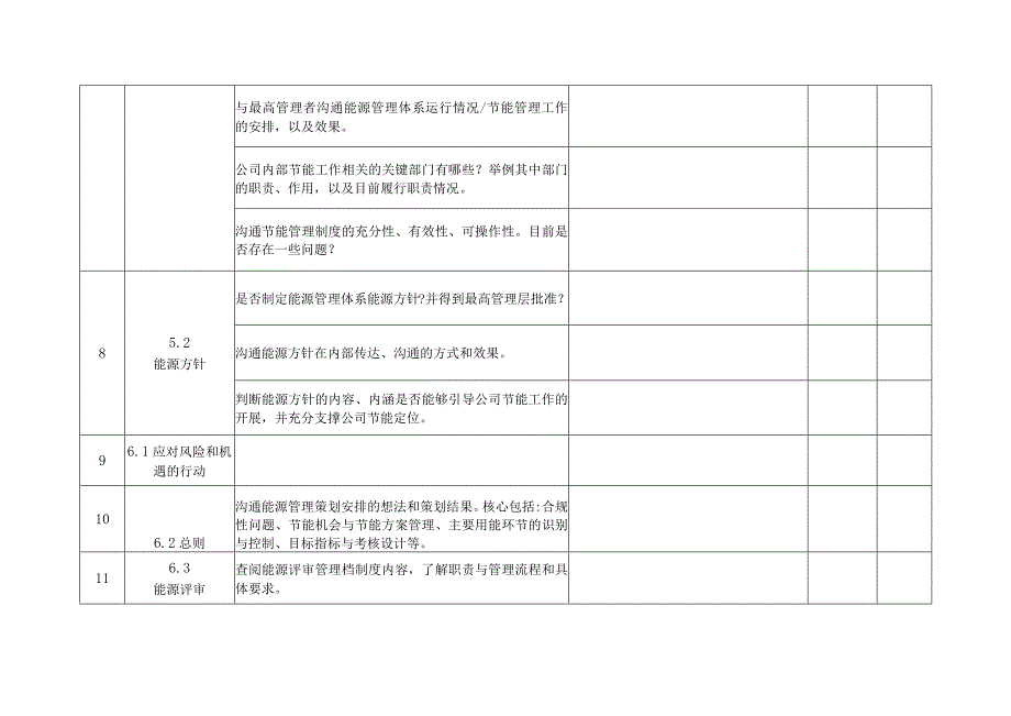 2023年23331-2020能源管理体系各部门内审检查表.docx_第3页