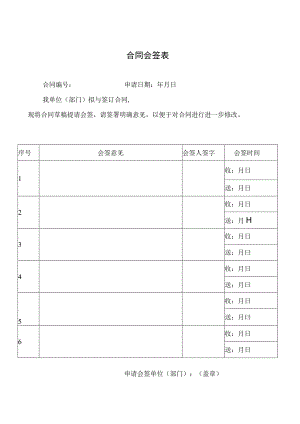 合同会签表（模板）.docx