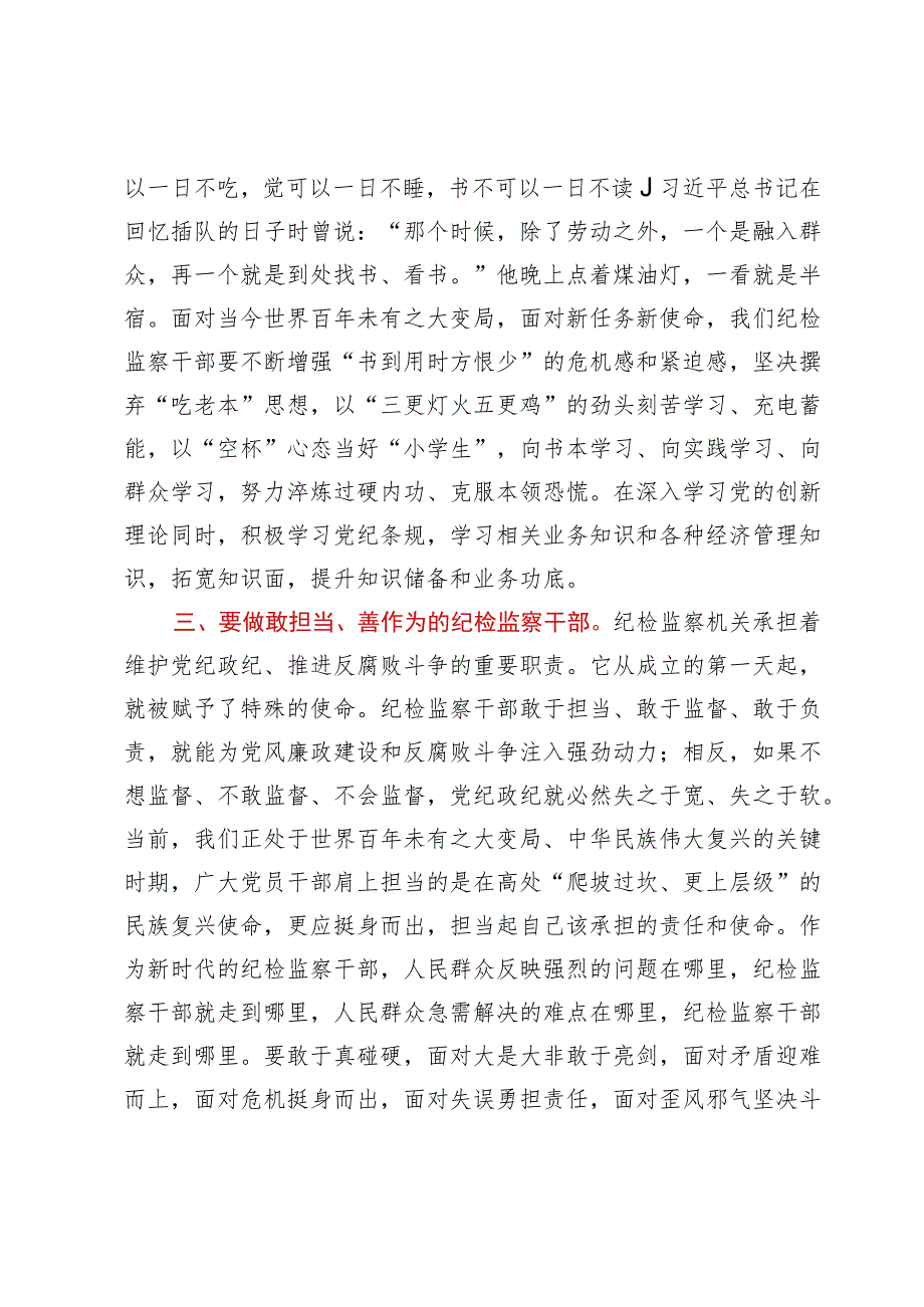 纪检监察干部队伍教育整顿心得体会.docx_第2页