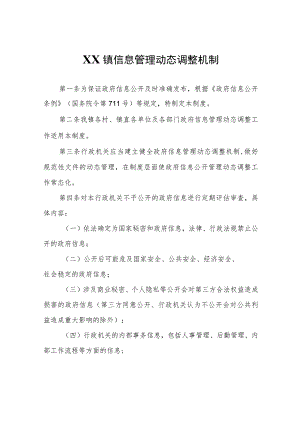 XX镇信息管理动态调整机制.docx