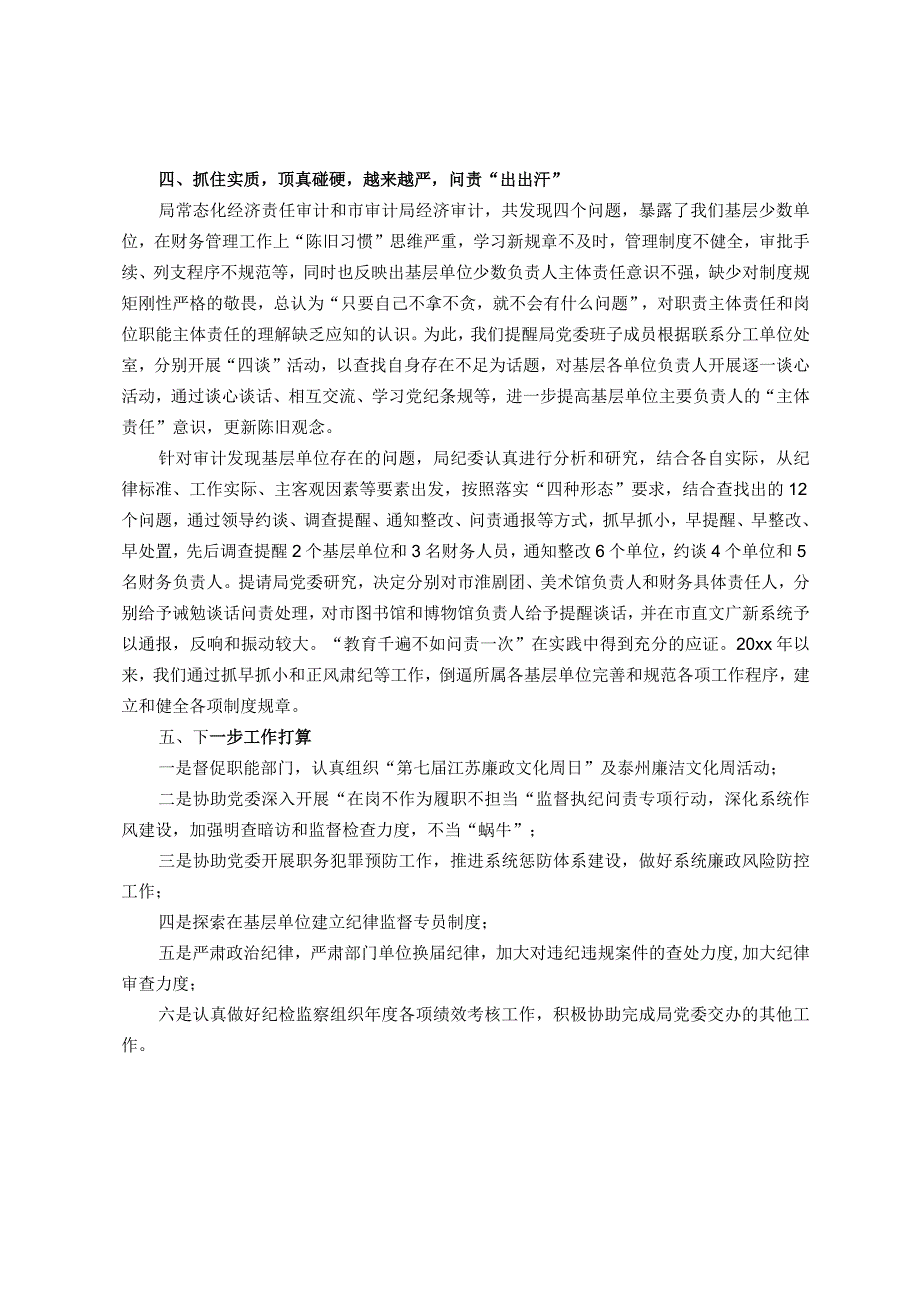 关于开展审查调查安全工作自查自纠报告.docx_第3页