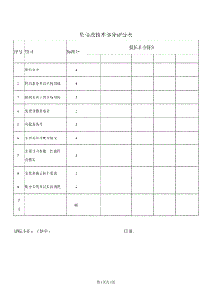资信及技术部分评分表49（2023年）.docx