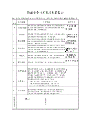 塔吊安全技术要求和验收表范文.docx