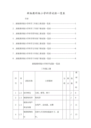 教科版小学科学实验一览表.docx