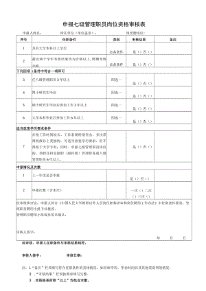 申报教师以外专业技术三级岗位资格审核表.docx