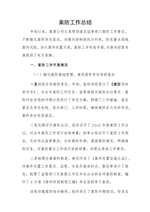 案防工作总结.docx