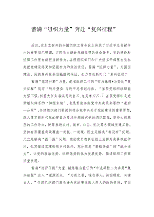 蓄满“组织力量”奔赴“复兴征程”.docx