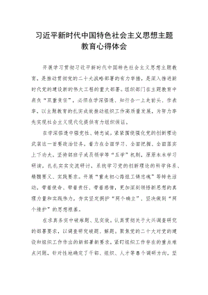 2023开展主题教育心得体会.docx