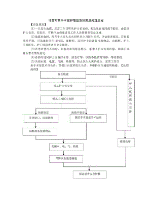 地震时的手术室护理应急预案及处理流程.docx