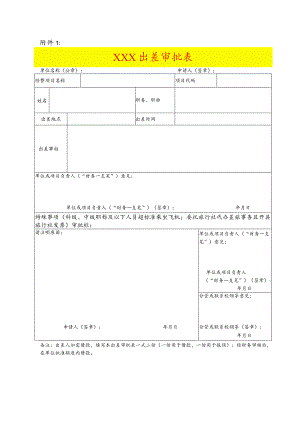 出差审批表模板.docx