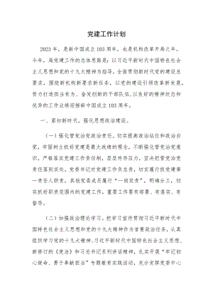 党建工作计划.docx