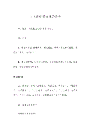 向上级说明情况的报告.docx