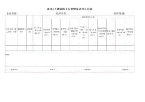 安全检查评分表及其汇总表.docx
