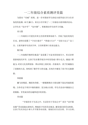 一二年级综合素质测评美篇.docx
