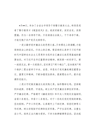 （8篇）2023年参加警示教育大会心得体会发言材料.docx