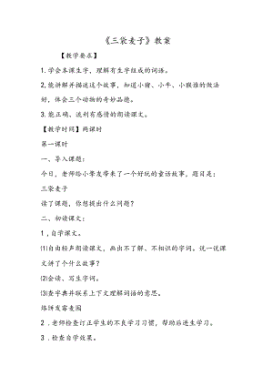 《三袋麦子》教案.docx