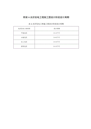 光伏场工程施工图设计阶段设计周期、施工质量主要控制要点、调试主要项目.docx