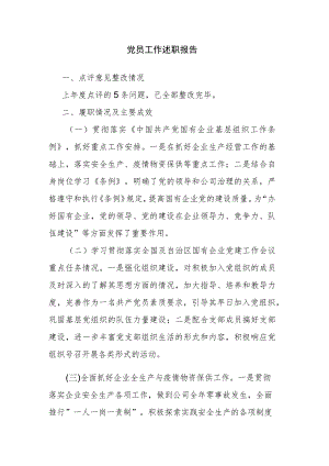 党员工作述职报告.docx