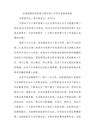 在强国建设民族复兴新征程上书写壮丽青春篇章.docx